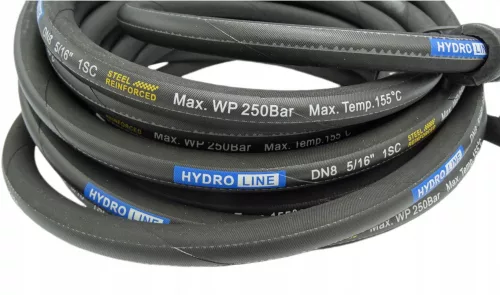 Furtun de Înaltă Presiune 10m, DN6, 250 bar – Cu Filet M22 și Conector cu Rulment de 11mm, Compatibil Karcher HD / HDS