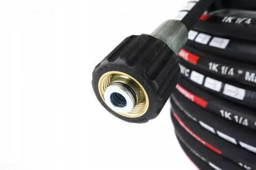 Furtun de Înaltă Presiune 25m DN6, 400 Bar – Compatibil cu Karcher HD/HDS, Conector M22x1,5 și 11mm
