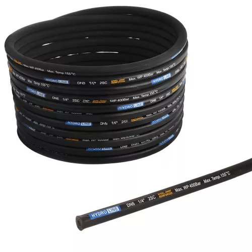 Furtun de Înaltă Presiune 30m DN6, 400 bar, Conexiune M22 – 10mm, Compatibil cu HD/HDS