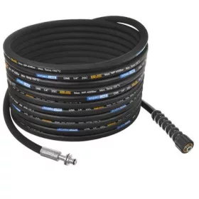   40 metri Furtun de Înaltă Presiune DN6 400 BAR Compatibil cu Sisteme Kärcher HD HDS, Conector de 11 mm