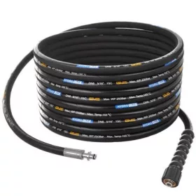   50 metri, Furtun Presiune 250 BAR DN8 cu Conector 10 mm pentru Aparatele de Spălat KARCHER HD/HDS