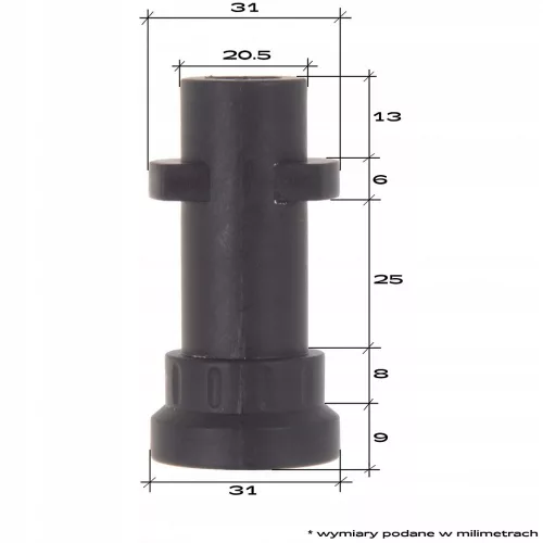 10 Metri Furtun de Curățare a Conductelor cu Duza cu Arc Compatibil cu Spălătoare sub Presiune Kärcher K2 - K7