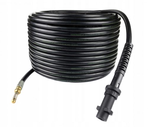 Furtun de Curățare Țevi cu Spirală de 15m pentru Kärcher K2-K7 cu Duza cu Arc