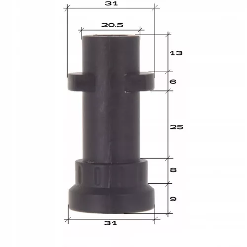 Furtun de Curățare Țevi cu Spirală de 15m pentru Kärcher K2-K7 cu Duza cu Arc