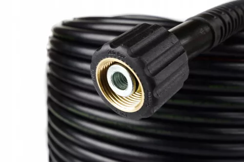 Furtun Flexibil 20m pentru Curățarea Canalizării, Compatibil cu Kärcher K/HD, Presiune Maximă 200 Bar, Conexiune M22