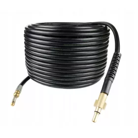   15 metri Furtun de Curățare a Canalelor cu Duza cu Arc - Compatibil Black Decker, Bosch, Macallister