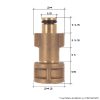 Tub de Curățare Canalizare 10m Compatibil cu Bosch, Faip și Portotecnica, Conector Bajonet Bosch Vechi Stil, 3+1 Duze, Presiune Maximă 200 bar, Temperatură Maximă 60°C