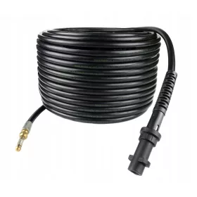   20 Metri Furtun de Curățare cu Spirală pentru Țevi Kärcher K2 - K7, 200 bar, 60 °C, Conexiune Baionetă K