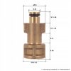 Tub Flexibil 20m pentru Curățarea Canalizării Compatibil Bosch, Faip și Portotecnica, Presiune Maximă 200 bari, Temperatură Maximă 60°C