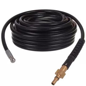   Furtun pentru Curățare Canalizare de 20 Metri - Compatibil cu Echipamente Black&Decker, Bosch, Macallister, 200 Bari, 60°C