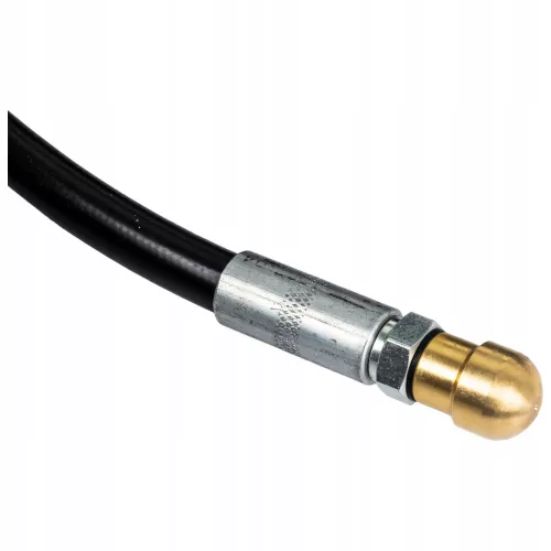 Tub de Curățare a Canalizării de 25 de Metri Compatibil cu Spălătoare cu Presiune Karcher, Plastic Durabil, Conector Rapid, Acoperire de Nailon