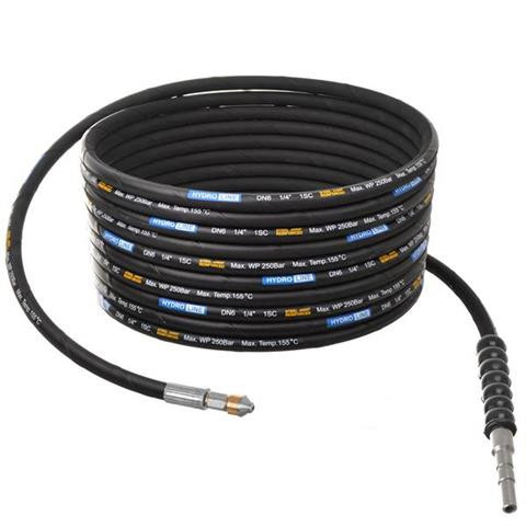 Tub de Curățare Canalizare cu Lungime de 40 Metri și Duza Rotativă Compatibil cu Nilfisk Alto Poseidon Neptun Kew Kranzle