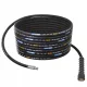 Furtun de Curățare Canalizații de 45m, 250 BAR, Împletitură de Oțel, Compatibil KARCHER HD și HDS