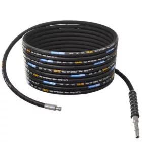   Tub de Curățare Conducte, 45 Metri - Compatibil cu Nilfisk Alto Poseidon, Neptun, Kew, Kranzle D1, Presiune 250 BAR, Temperaturi până la 155°C