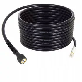   Furtun de Curățare Canale de 5 Metri cu Împletitură din Nylon pentru Spălătoare Kärcher, Conector Filetat M22x1,5