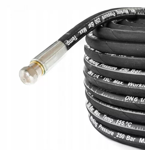 50 m DN6 250 BAR Furtun de Curățare Canalizare de Înaltă Presiune Compatibil Karcher HD/HDS