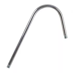   Furtun Flexibil pentru Scurgere cu Acoperire din Zinc, 1/4" Filet Interior - 1/4" Filet Interior, Diametru Furtun 13mm, Diametru Interior 8mm, Material Oțel Zincat