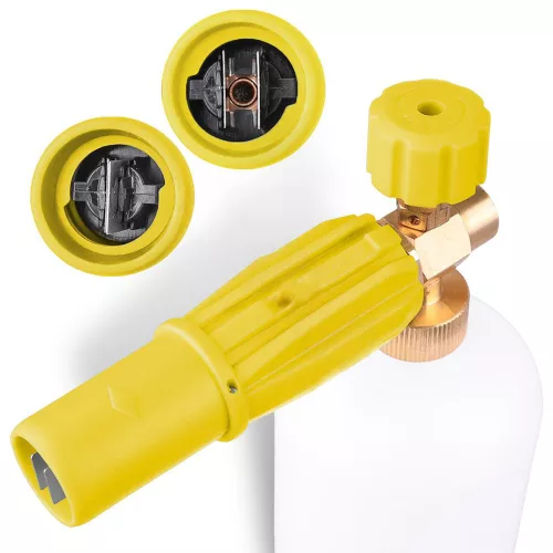 Lance de Spumare Profesională Techkar EasySNOW 1,25 mm cu Conector Femelă 1/4" - Galben