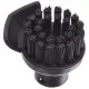 Perie rotundă mare cu racletă pentru Karcher SC 1, SC 2, SC 3, SC 4, SC 5 - Diametru perii 35 mm
