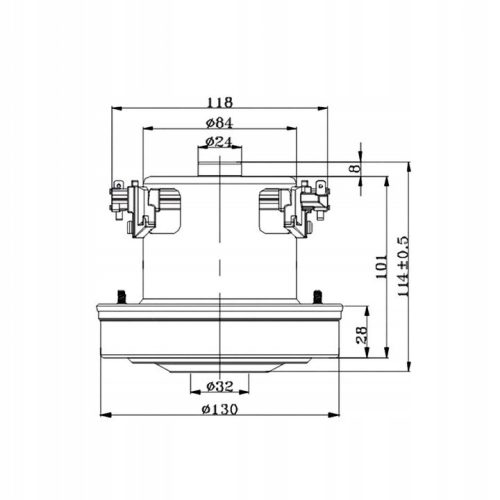 Motor de Aspirator Compatibil 1600W pentru LG, Samsung, Zelmer Meteor 2, Siemens, Bosch