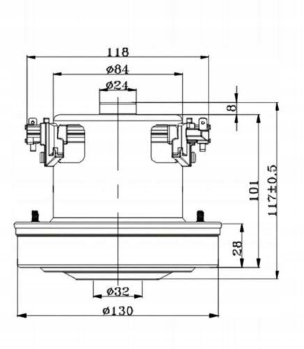 Motor Universal 1800W Compatibil cu Aspiratoare LG, Samsung, Zelmer Meteor 2, Bosch, Philips, Electrolux
