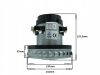Motor de aspirare cu o turbină pentru aspiratoare Karcher WD/MV/A, 1400W, utilizare uscată și umedă