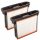 Set 2 Filtre Aer din Poliester pentru Aspiratoare Industriale - Compatibil Bosch GAS-25, GAS-50, Starmix ISC ARD/ARD, Metabo ASR, Hitachi RNT, AEG