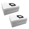 10 db-os prémium mikroszálas porzsák készlet Karcher WD4, WD5, WD6, MV4, MV5, MV6 porszívókhoz - 2.863-006.0 kiváltására