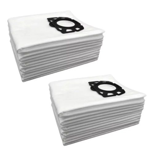 Set 10 Sacii de Praf Sintetici Compatibili cu Aspiratoare Karcher WD4, WD5, WD6, MV4, MV5, MV6 (Înlocuire 2.863-006.0)