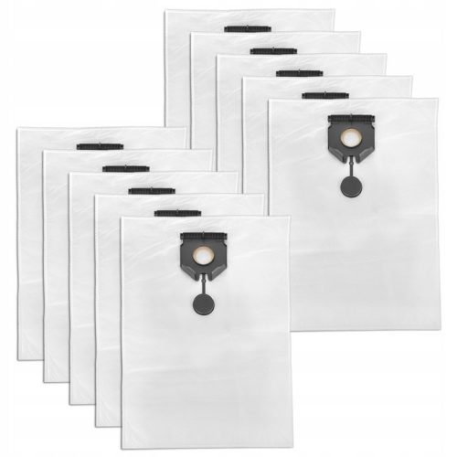Sac Sintetic de Praf 10 bucăți pentru Aspiratoare Karcher NT 30/1 Tact, 40/1 Tact, 50/1 Tact