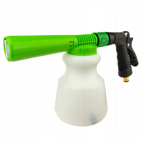 Furtun de Grădină cu Conector, Pulverizator și Dispozitiv de Spumare cu Presiune Scăzută, Rezervor 900 ml