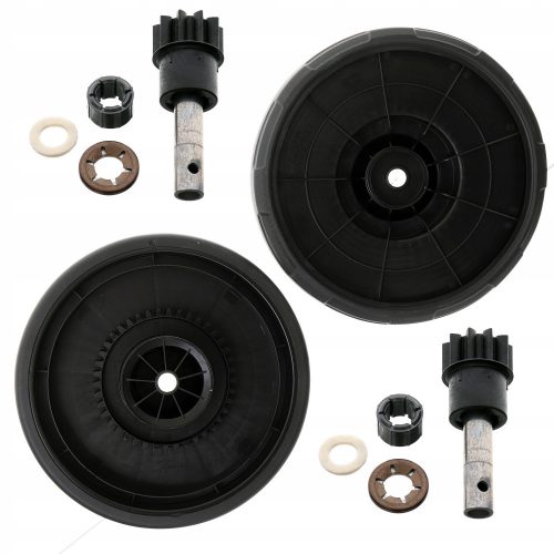 Set de roți original Karcher pentru mașini de măturat manuale, compatibil cu modelele S4 și S4 Twin (4.071-282.0)