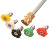 Lance Plată 15° cu Set de Duze 035 și Conector Rapid - 1/4M