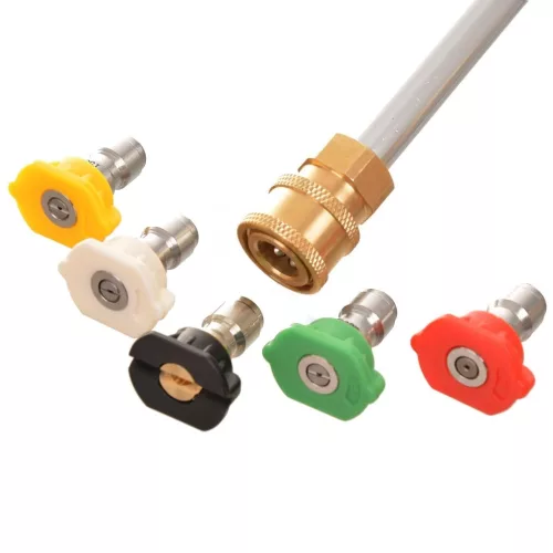 Lance Plată 15° cu Set de Duze 035 și Conector Rapid - 1/4M