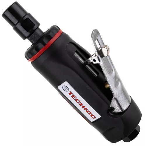 Set de șlefuitor pneumatic cu tijă dreaptă în valiză cu mandrină de 3 și 6 mm Technic AT-7032BK