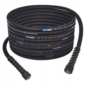   Furtun Premium de 15 metri, rezistent la căldură, pentru spălătoare de înaltă presiune Karcher HD, HDS și Kranzle, cu conexiune M22 - M22, DN10, 250 Bar, 155°C