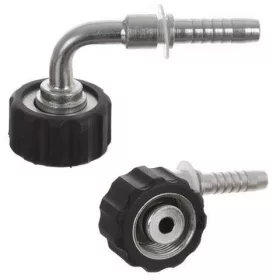  Conector Cot Unghiular Filetat M22x1,5, Tija de 14 mm, pentru Furtun DN8, Design Cot la 90°