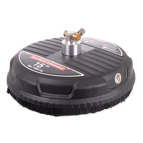 Perie de Curățare Profesională T-Racer Neagră de 15" (38 cm) pentru Suprafețe de Piatră, cu Conector 1/4" F
