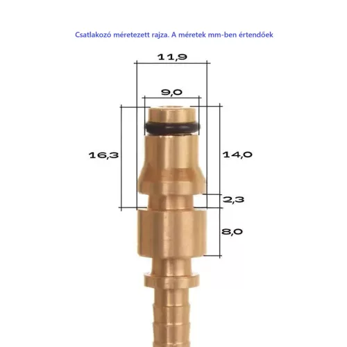 Conector Presabil 9 mm DN6 pentru Furtun Compatibil cu Bosch și Black&Decker