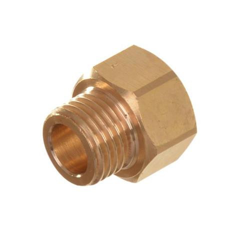 Adaptor Reducție M14 x 1,5mm Filet Interior - 1/4" (aprox. 12,9mm) Filet Exterior, Alamă