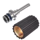Conector Universal din Nailon pentru Furtunuri DN6 cu Filet M22x1,5 și Dublă Conexiune de 14 mm și 15 mm