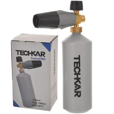 Habositor Techkar FoamPro 1 litru, Conector 1/4", Duza 1,6 mm, Presiune 180 bar, Rezistență 60°C
