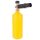 Lance de Spumare Profesională Filet Interior 1/4" 1,6mm Galbenă cu Rezervor Transparent de 1 Litru, Presiune Maximă 180 Bar