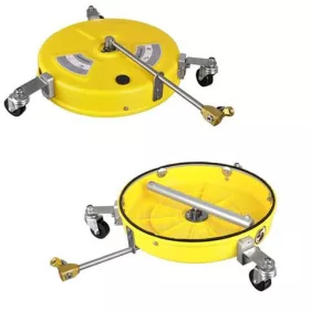   Perie de Curățare Profesională T-Racer Galbenă 2 în 1 de 38 cm - Filet 1/4"