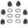 Set de Scripete de Presiune și O-ring Interpump KIT1 - 6 Bucăți pentru Seria W, WS, WW, T, TS, TT
