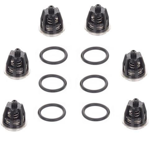 Set de Scripete de Presiune și O-ring Interpump KIT1 - 6 Bucăți pentru Seria W, WS, WW, T, TS, TT