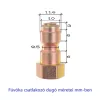 Set 5 Duze Interșanjabile cu Conector Rapid pentru Mașini de Spălat cu Presiune, Mărime 040