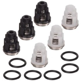   Set Supape Presiune Interpump/Pompă Generală - Kit 6 Bucăți, Compatibil 3/4" ø 15MM și 3/4" ø 18MM