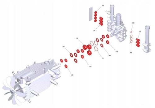 Kit de Reparație Original Karcher pentru Pompa cu Piston de 12mm – Compatibil cu HD 5/17, HD 6/15 (2.885-242.0)
