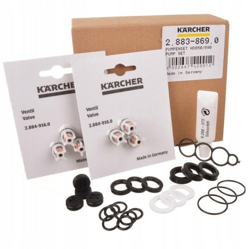 Kit de Reparare Pompă pentru KARCHER HD 645, 650, 651, 658, 600, 690, 715 - Compatibil cu Spălătoare cu Presiune, Pistoane de 14 mm